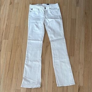 Women's AG White Jeans